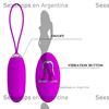 Bala vibradora con control remoto y carga USB